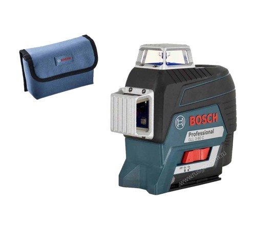 Лазерный уровень Bosch GLL 3-80 C с калибровкой + вкладка под L-BOXX