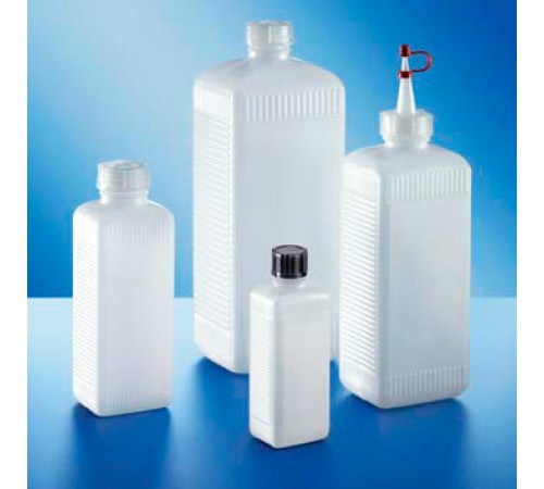 Бутыль Kautex узкогорлая 100 мл, HDPE, прямоугольная, Ø 18 мм, естественный цвет, без крышки Бутыль Kautex узкогорлая 100 мл, HDPE, прямоугольная, Ø 18 мм, естественный цвет, без крышки